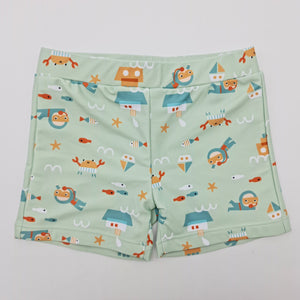 Bañador boxer UPF 50+ Menta