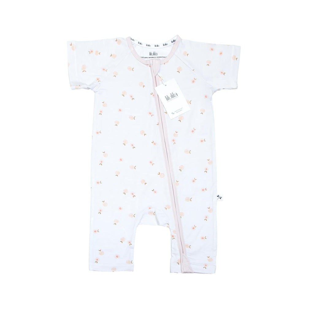 Pijama corto bambú cremallera Peaches