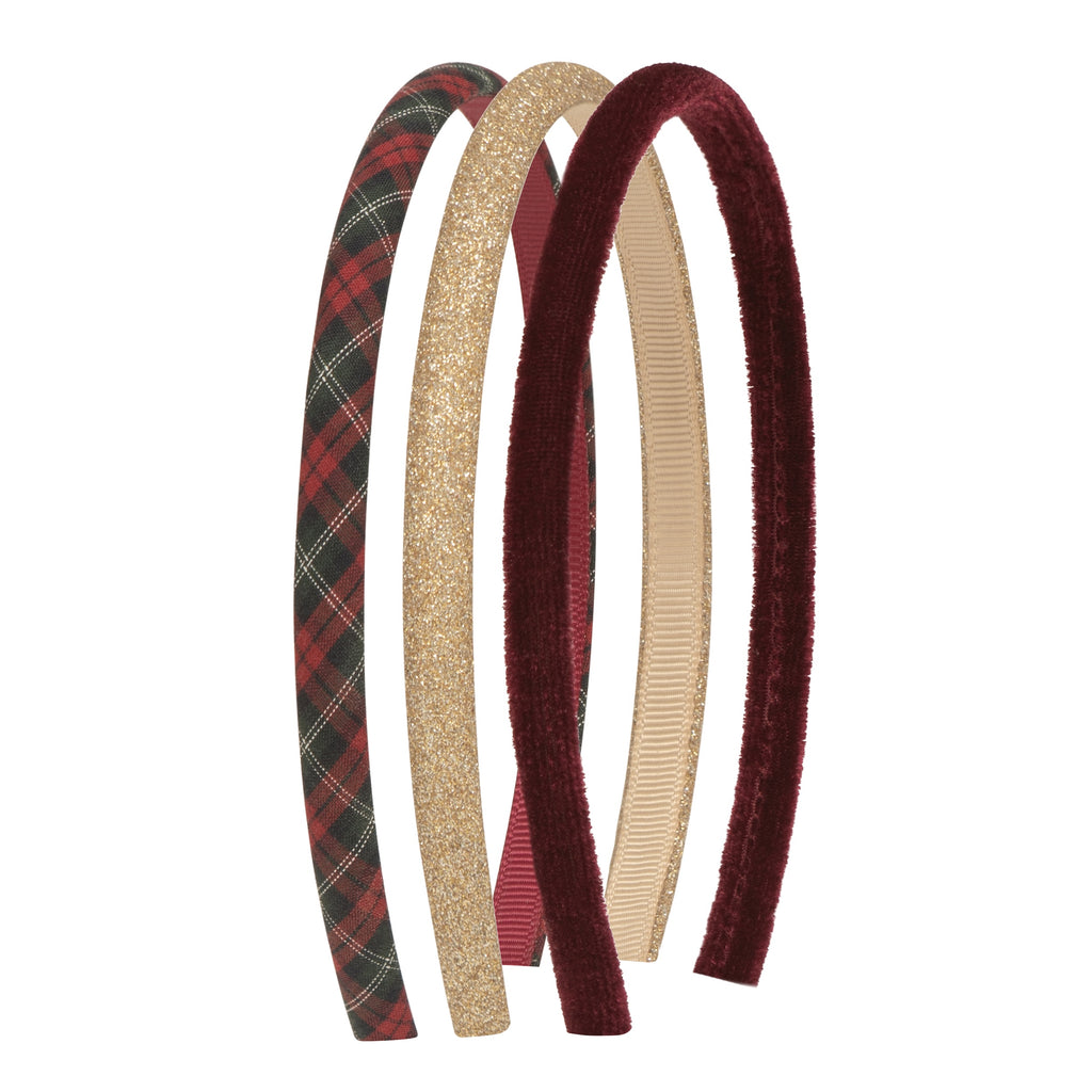 Pack 3 diademas Alice winter