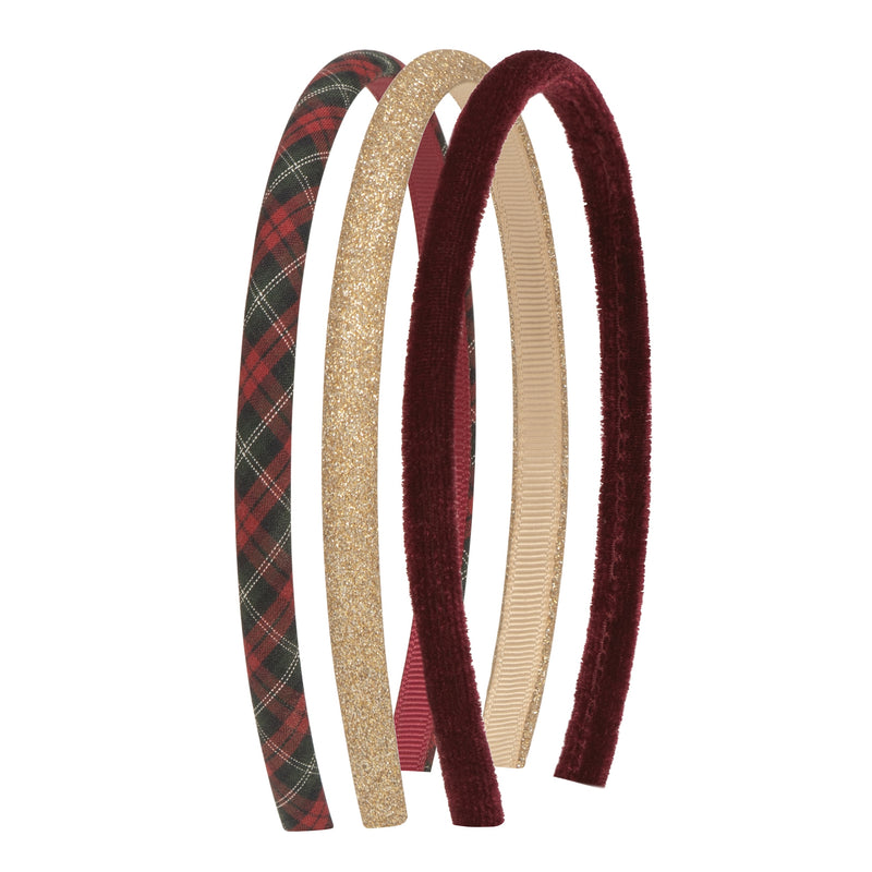 Pack 3 diademas Alice winter