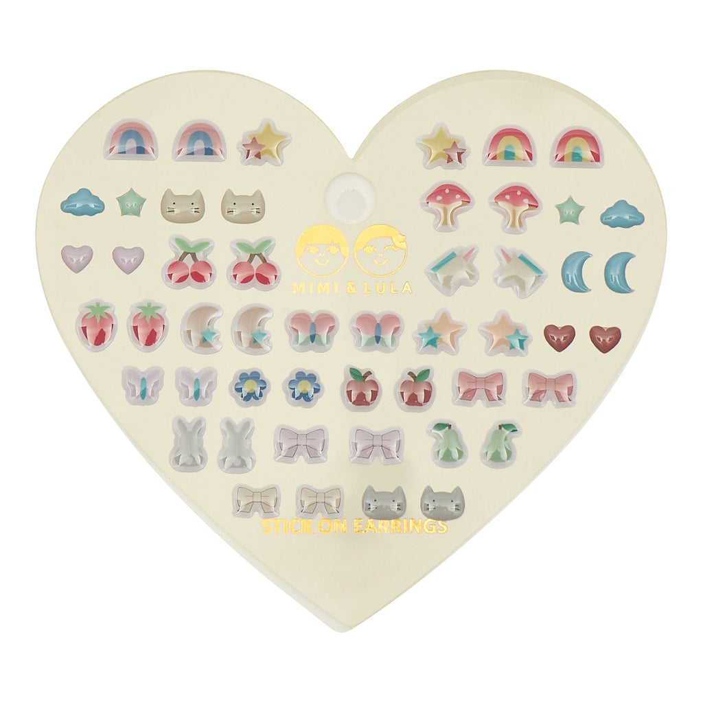 Set pendientes stickers Heart