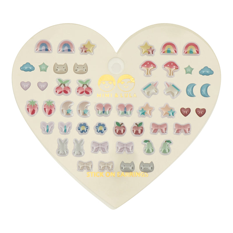 Set pendientes stickers Heart