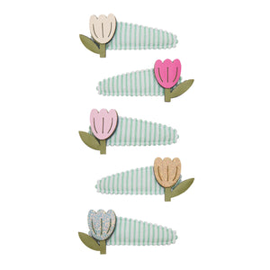Pack Mini Clips tulips