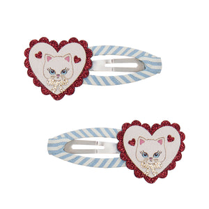 Pack Clips Kitty Hearts