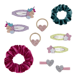 Set accesorios pelo Unicornland