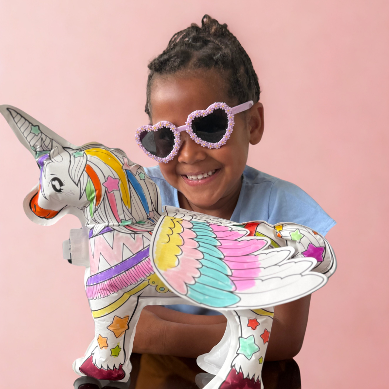 Dibujos inflables para pintar Unicornio