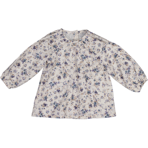 Vestido Hellen flor azul