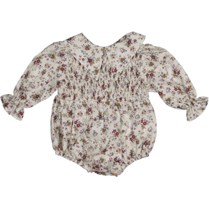 Romper Amber flor rosa