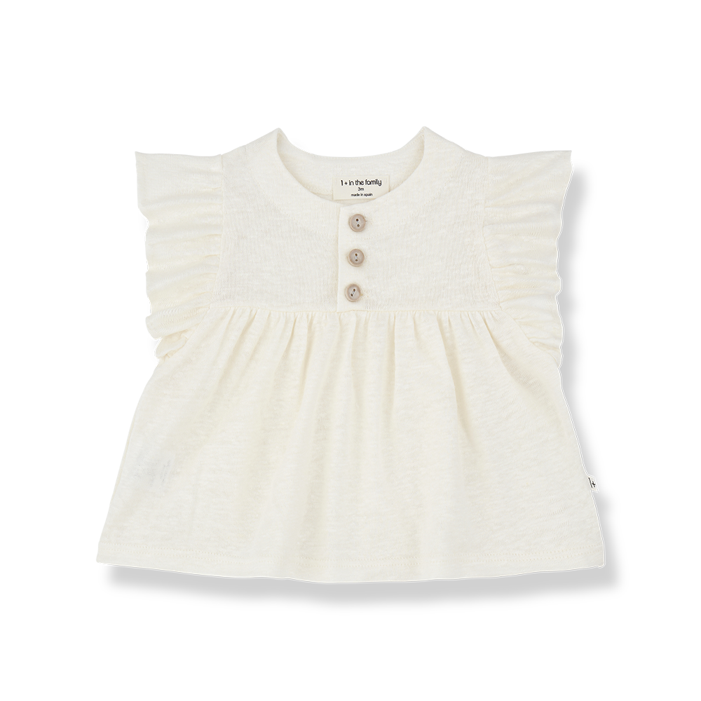 Blusa Rim lino off-white