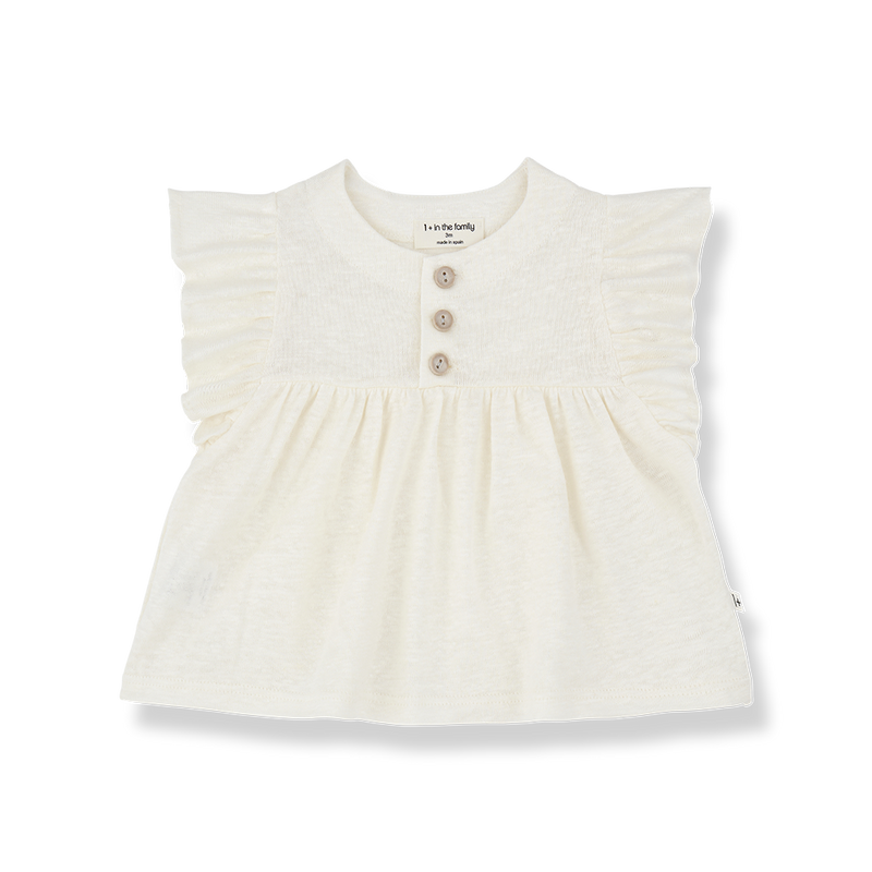 Blusa Rim lino off-white