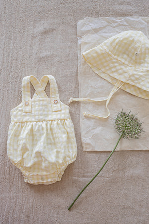 Romper Patras pastel yellow