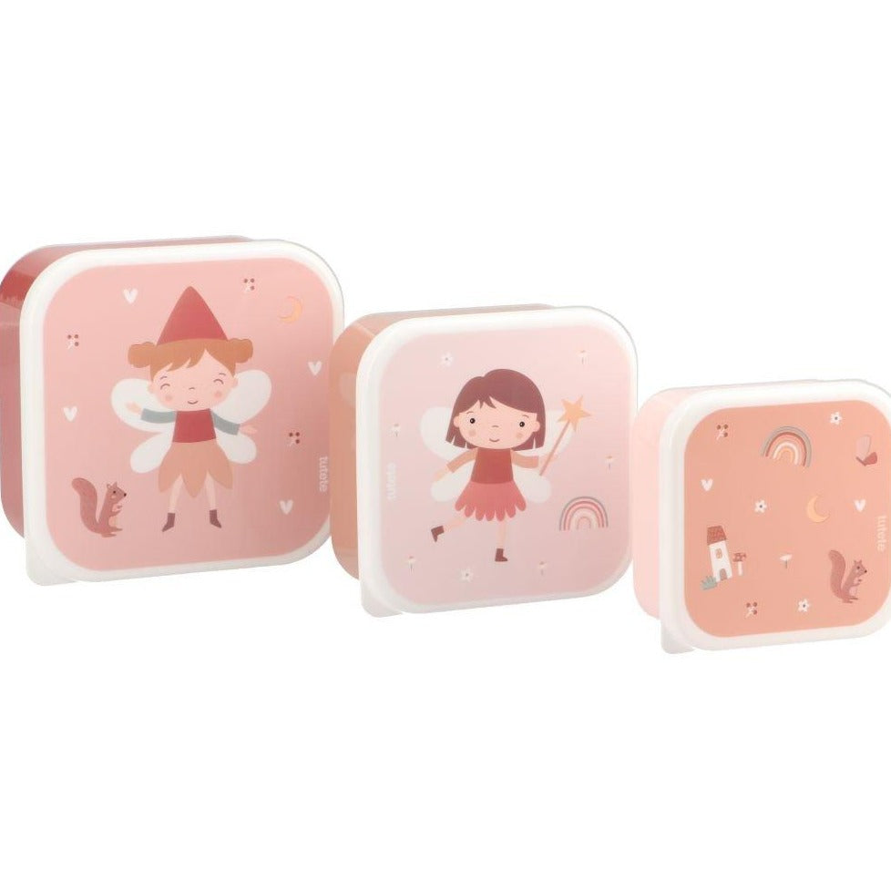 Cajas almuerzo Wild Fairies Set de 3