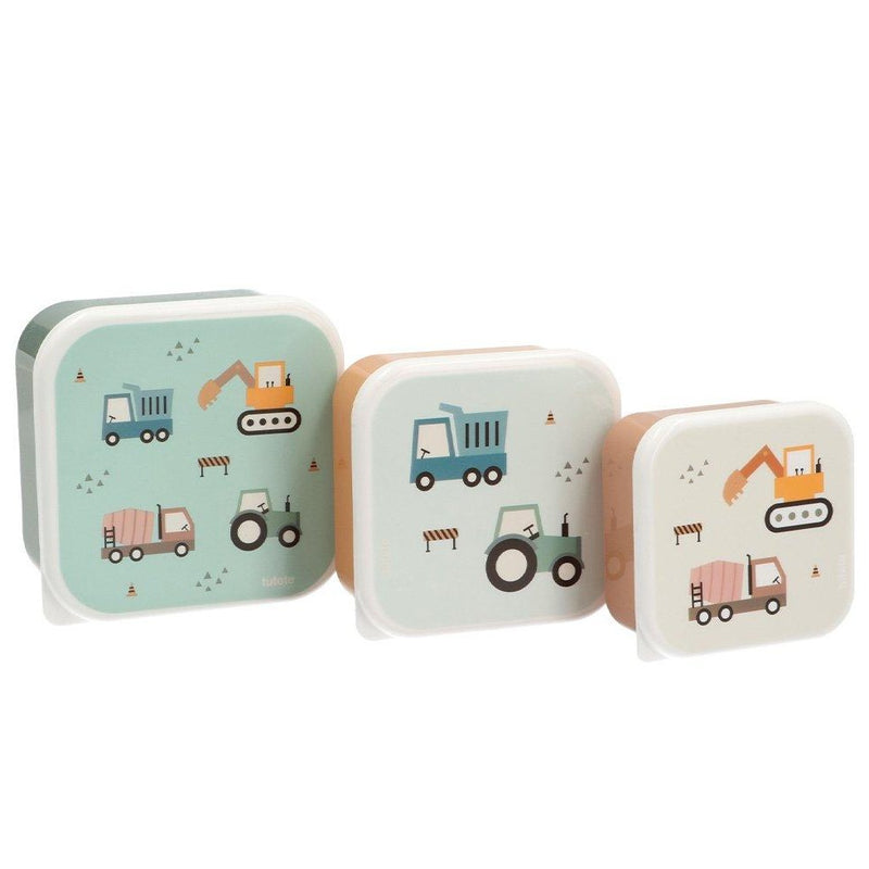 Cajas almuerzo Trucks Set de 3