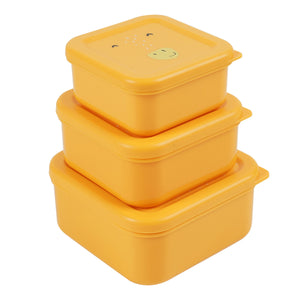Fiambrera cuadrada set 3 Giraffe