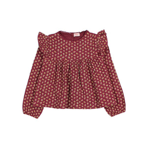 Blusa Cottage pomegranate