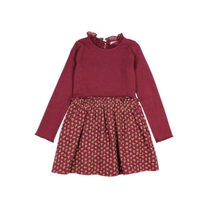 Vestido Cottage pomegranate