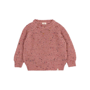 Jersey punto Botonato peony melange