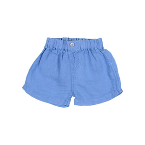 Shorts Linen ocean blue