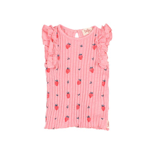 Camiseta Strawberry sugar pink