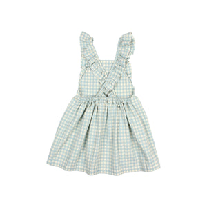 Vestido Gingham aqua