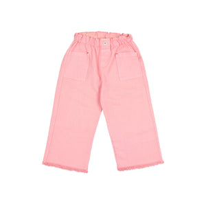 Pantalón largo denim sugar pink