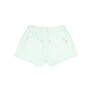 Shorts denim aqua