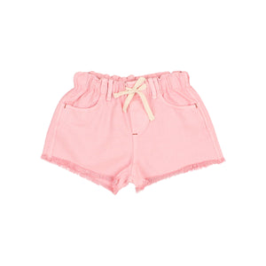 Shorts denim sugar pink