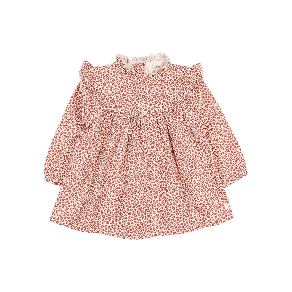 Vestido Speckle burgundy