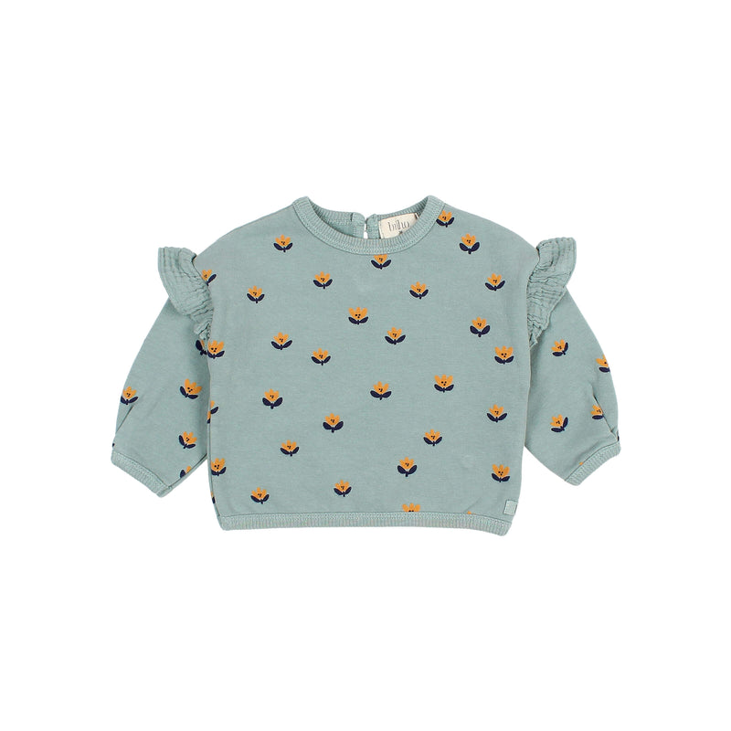 Sudadera Naïf alpine green baby