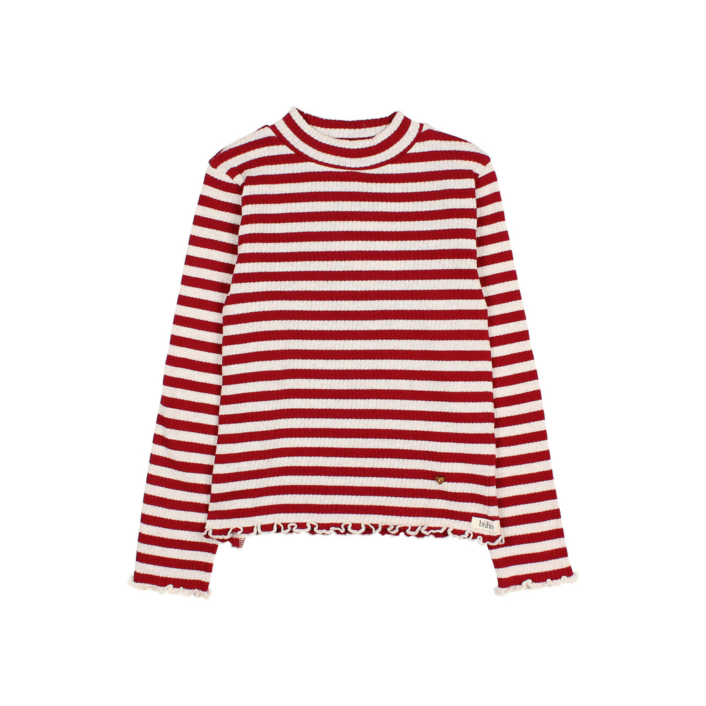 Camiseta Fancy Stripes burgundy