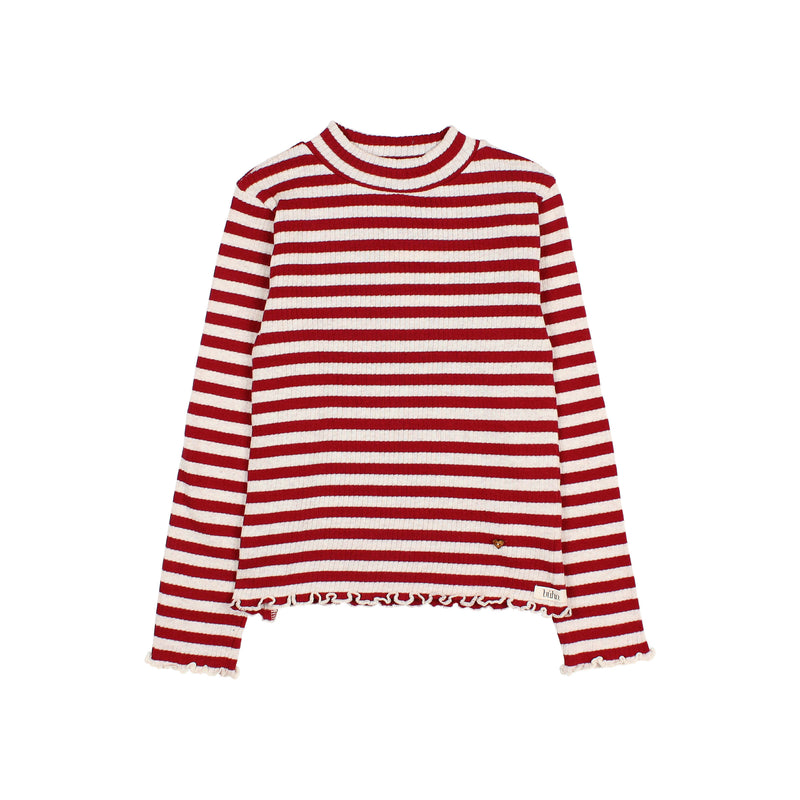 Camiseta Fancy Stripes burgundy