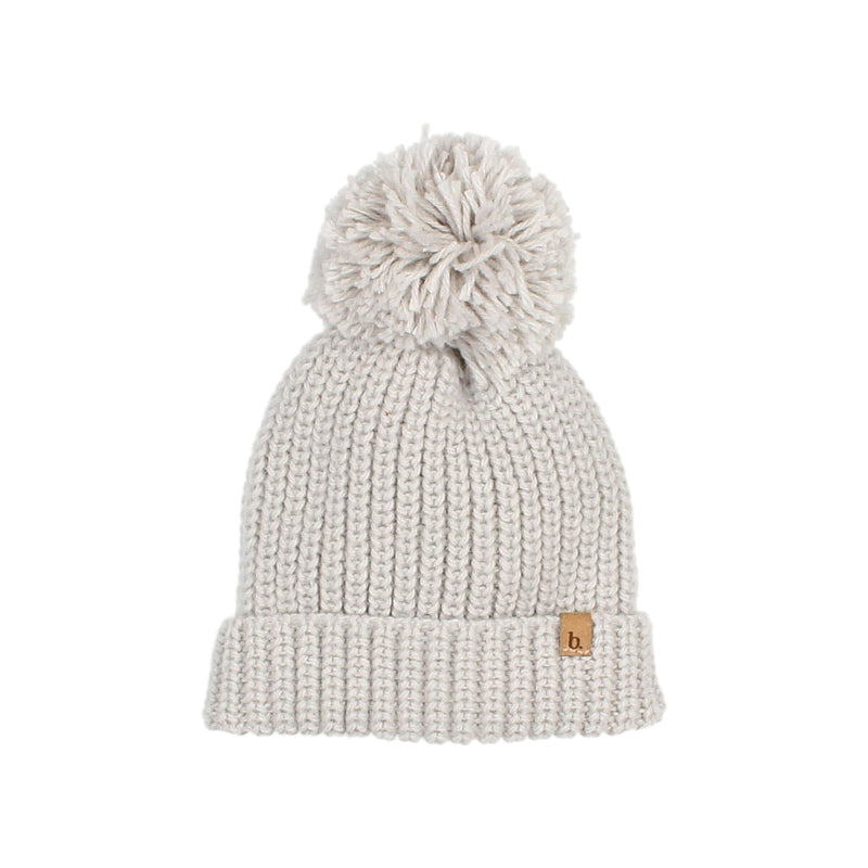 Gorro Soft Knit light grey