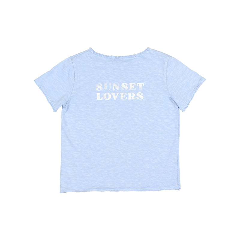 Camiseta Sunset placid blue