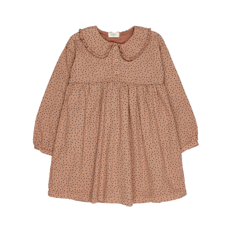 Vestido Dots cocoa