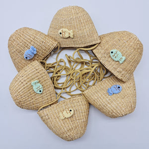 Bolso fibra vegetal Fishes