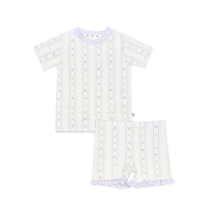 Pijama corto bambú dos piezas Provence