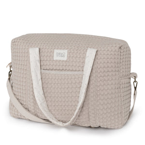 Bolsa maternidad Camila Gofre Latte