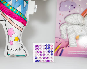 Dibujos inflables para pintar Unicornio