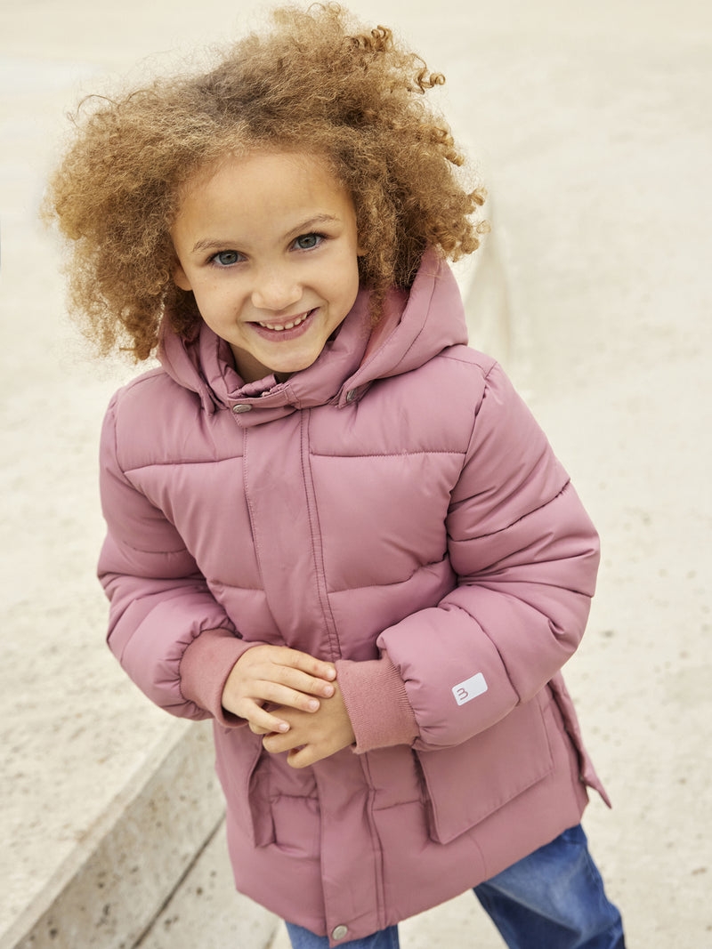 Anorak largo plumón Pink
