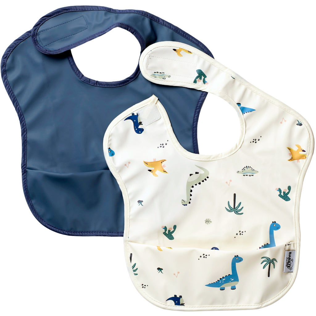 Pack 2 baberos sin mangas Dinosaurios