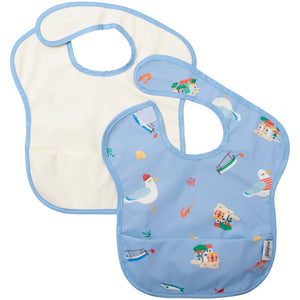 Pack 2 baberos sin mangas Mediterraneo