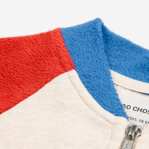 Sudadera Color Block con cremallera