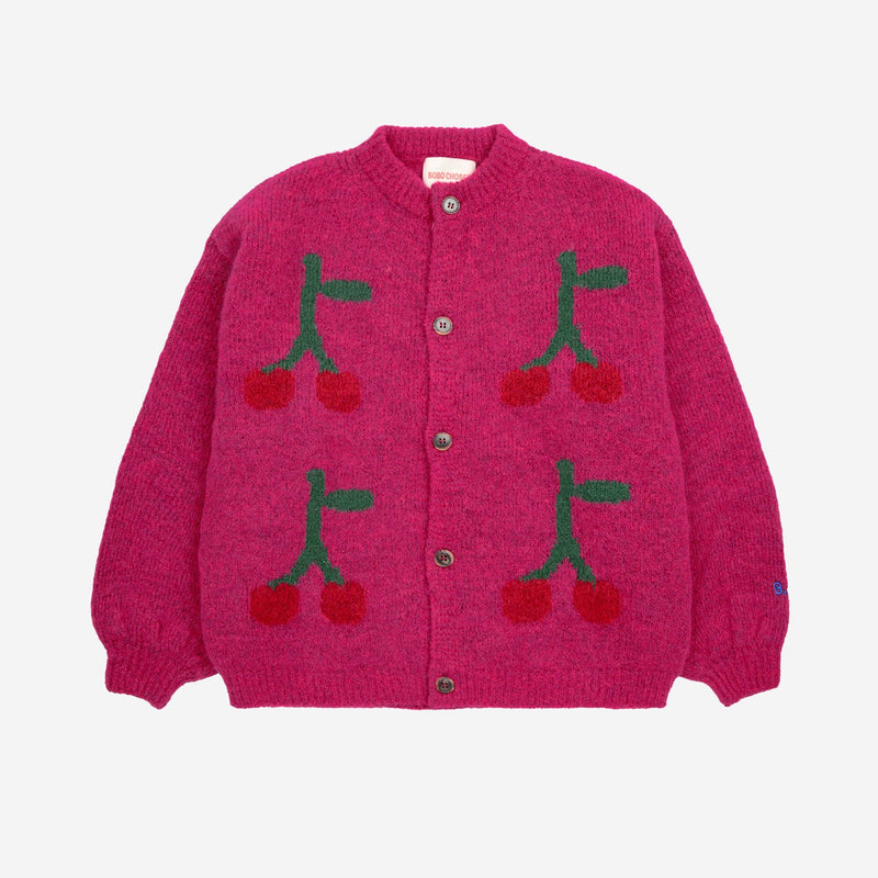 Cardigan Cherry pink