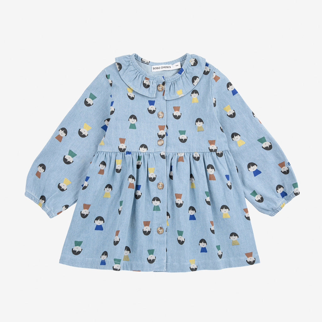 Vestido Denim Game Pawns