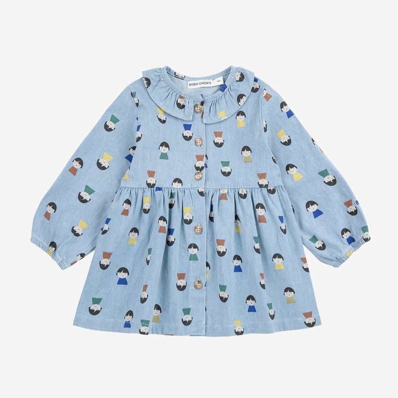 Vestido Denim Game Pawns