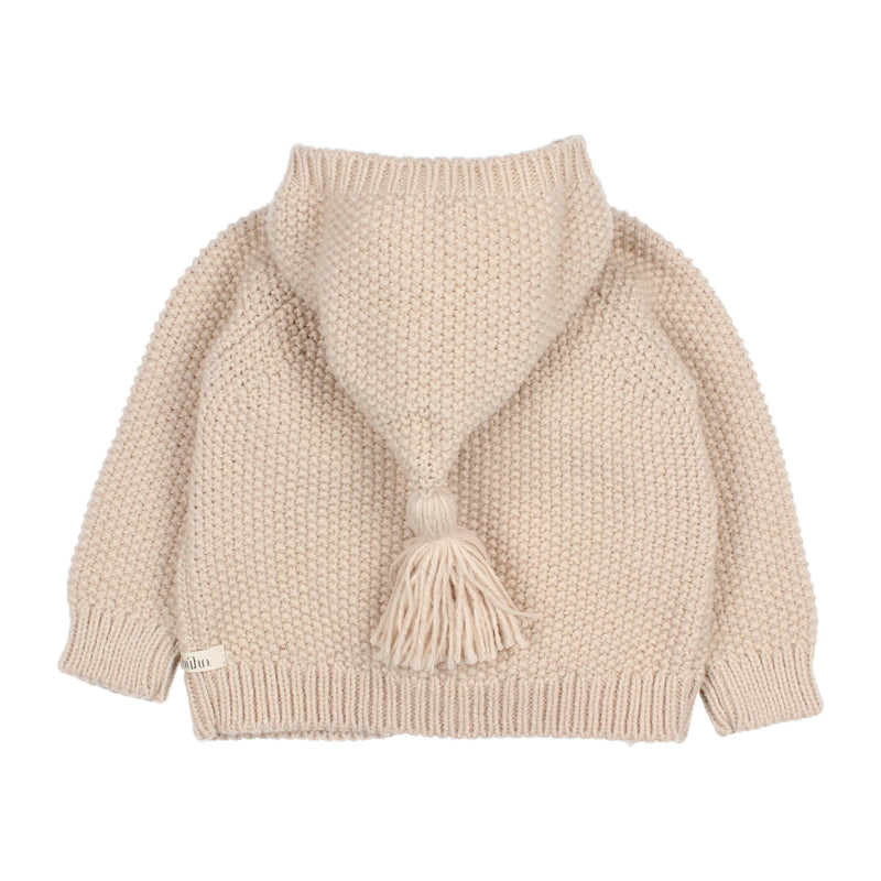 Jersey Knit con capucha natural