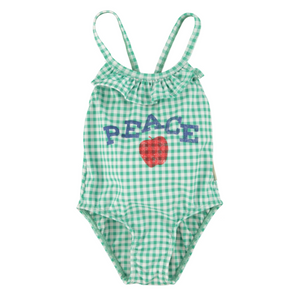 Bañador checkered Peace