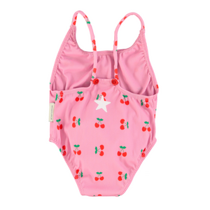Bañador cherries pink
