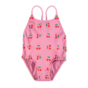Bañador cherries pink