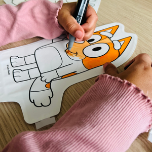 Dibujos inflables para pintar Bluey